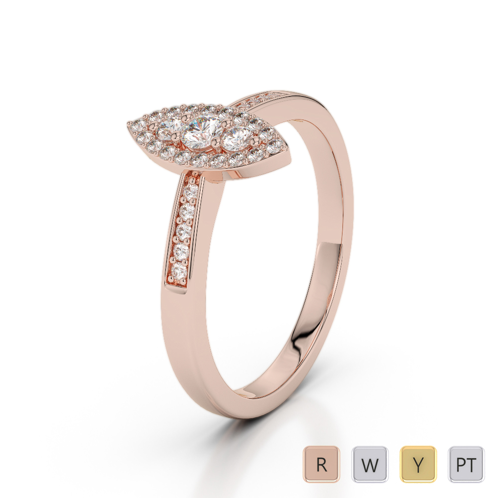 Prong Set Diamond Engagement Ring 0223