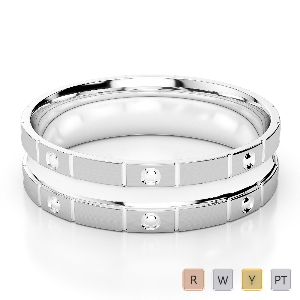 5 MM Comfort Fit Mens Plain Band 0181